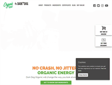 Tablet Screenshot of darkdog-organic.com